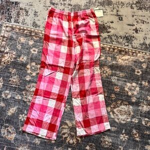 Roudelain Pink White and Red Pajama Pants - Size Medium - **BRAND NEW**